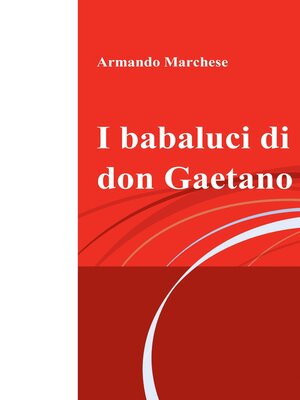 cover image of I babaluci di don Gaetano